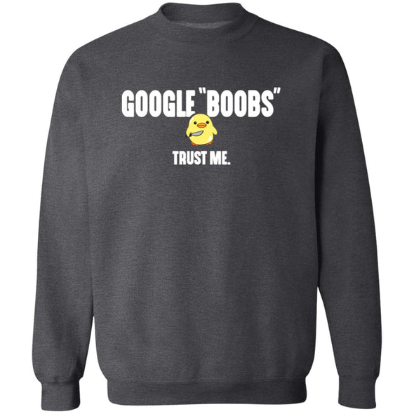 Google "Boobs" Crewneck Sweatshirt