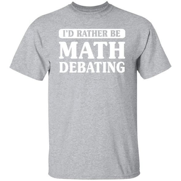 Math Debate Cotton Tee