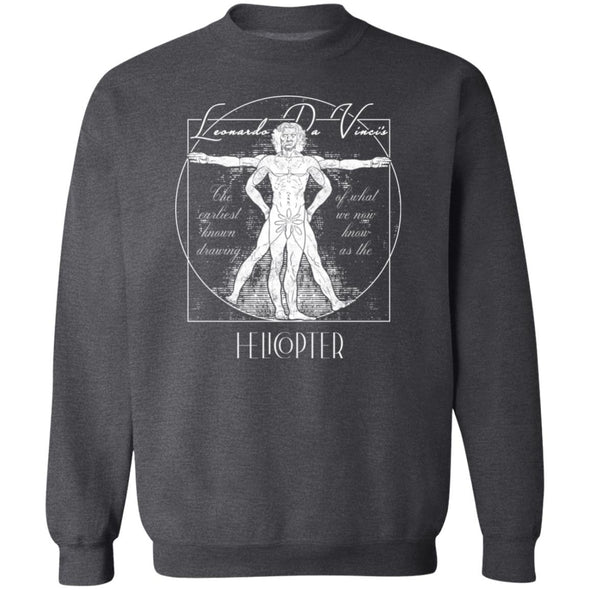 The Vitruvian Helicopter Crewneck Sweatshirt