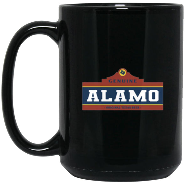 Alamo Beer Black Mug 15oz (2-sided)