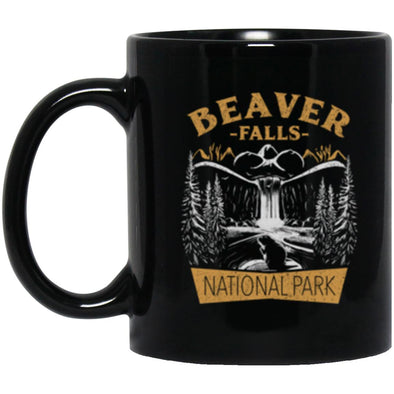 Beaver Falls Black Mug 11oz (2-sided)