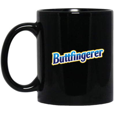 Buttfingerer Black Mug 11oz (2-sided)