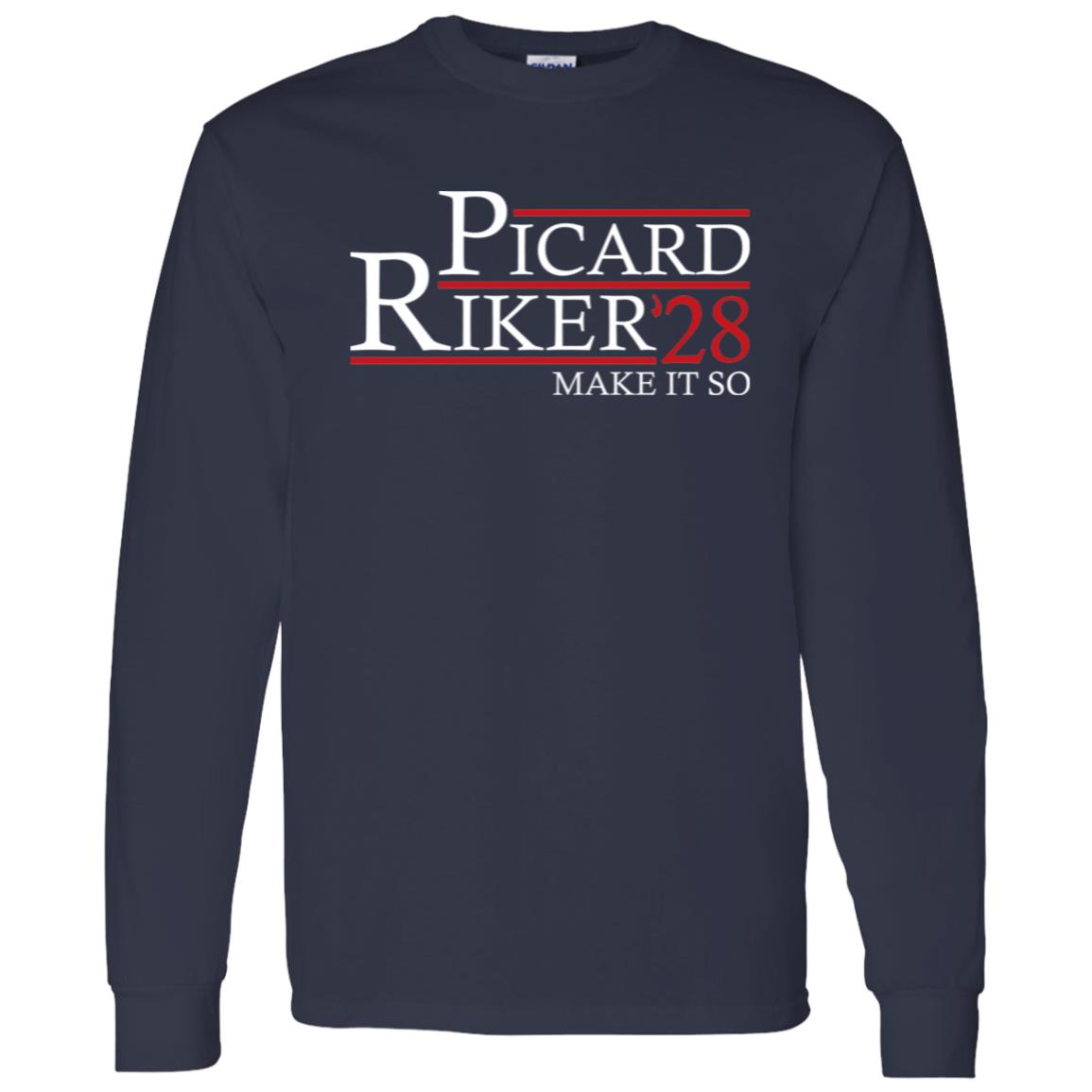 Picard Riker 2020 Make It So Shirt Picard Riker 2020 Make It So Shirt