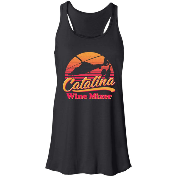Catalina Wine Mixer Flowy Racerback Tank