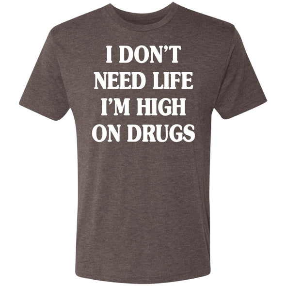 High on Drugs Premium Triblend Tee