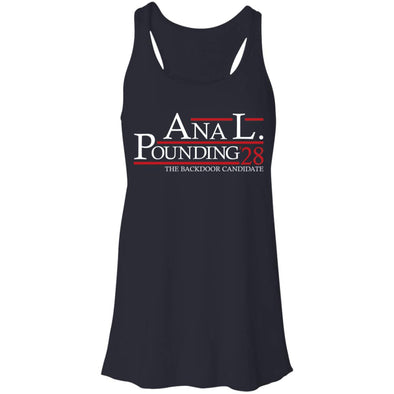 Anal Pounding 28 Flowy Racerback Tank