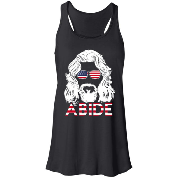 USA Abide Flowy Racerback Tank