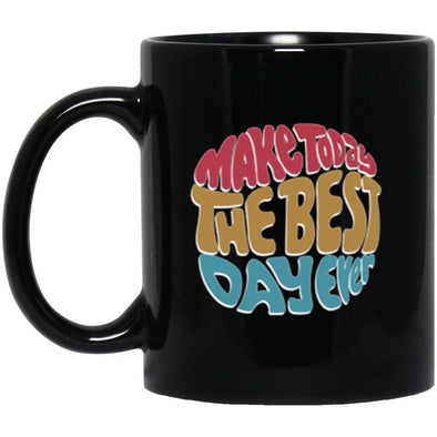 Best Day Ever Black Mug 11oz (2-sided)
