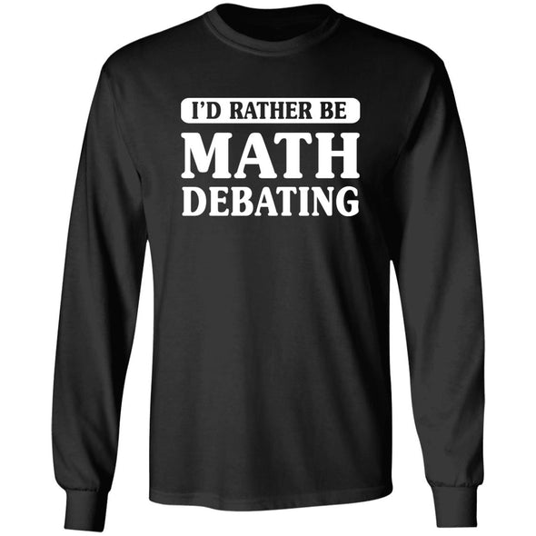 Math Debate Heavy Long Sleeve