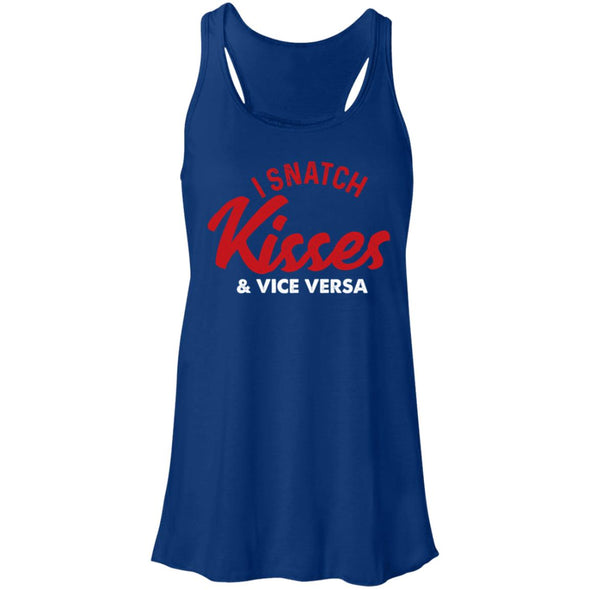 Snatch Kisses Flowy Racerback Tank