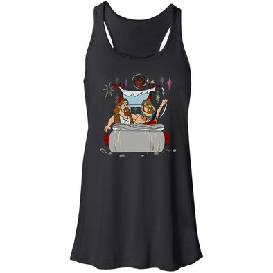 The Big Rockbowski Flowy Racerback Tank