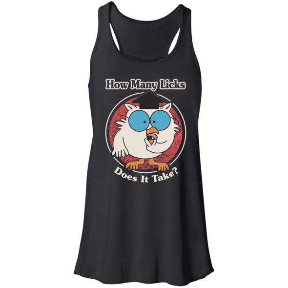 How Many Licks? Flowy Racerback Tank