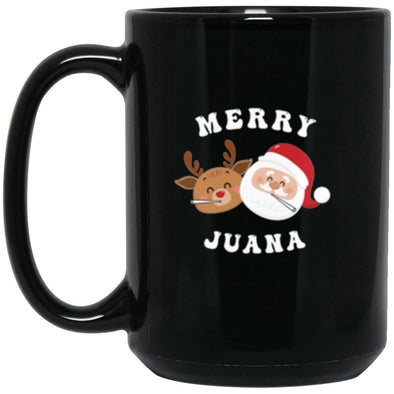 Merry Juana Black Mug 15oz (2-sided)