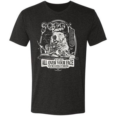 Soggy Beaver Barbecue Premium Triblend Tee