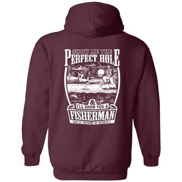 Perfect Fishing Hole Hoodie (BACK PRINT)