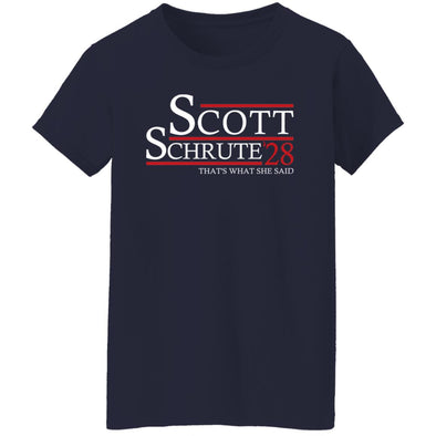 Scott Schrute 28 Ladies Cotton Tee