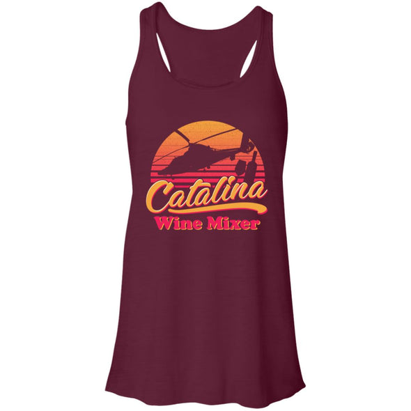 Catalina Wine Mixer Flowy Racerback Tank