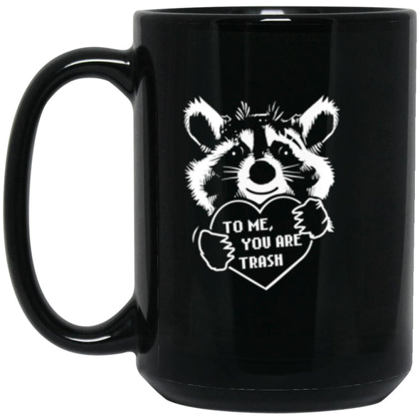 Trash Panda <3 15oz Black Mug