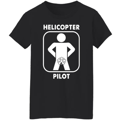 Helicopter Pilot Ladies Cotton Tee