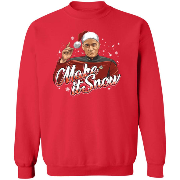 Make It Snow Picard Crewneck Sweatshirt