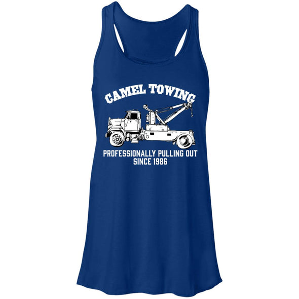 Camel Towing Flowy Racerback Tank