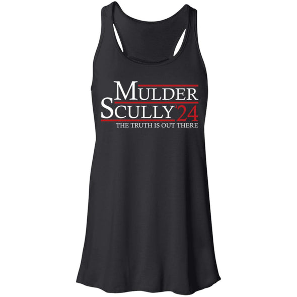 Mulder Scully 24 Flowy Racerback Tank