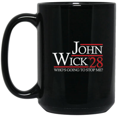 John Wick 28 Black Mug 15oz (2-sided)