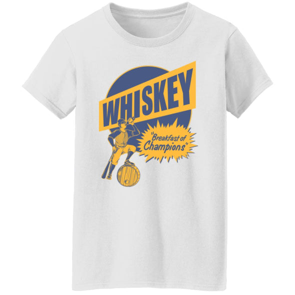 Whiskey Breakfast Ladies Cotton Tee