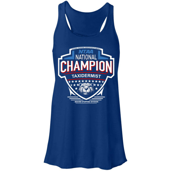 Beaver Stuffing Champ Flowy Racerback Tank