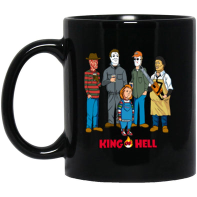 King of Hell Black Mug 11oz (2-sided)