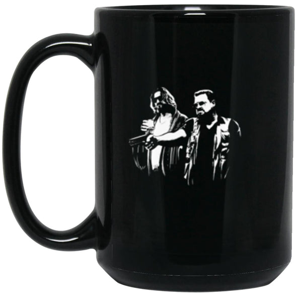 Lebowski Silhouette 15oz Black Mug