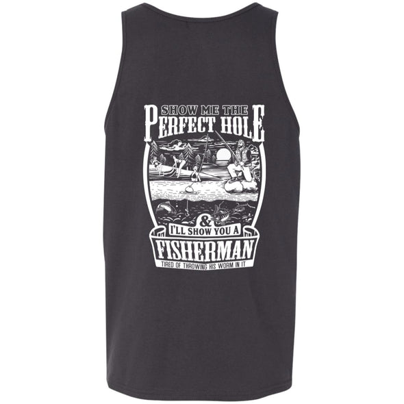 Perfect Fishing Hole Tank Top (BACK PRINT)