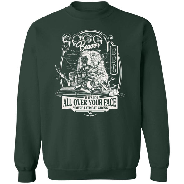 Soggy Beaver Barbecue Crewneck Sweatshirt