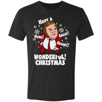 Good Great Grand Wonderful Christmas Premium Triblend Tee