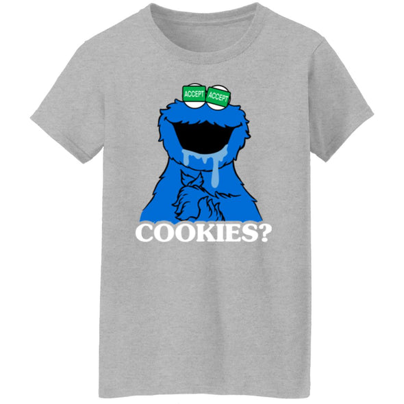 Accept Cookies Ladies Cotton Tee