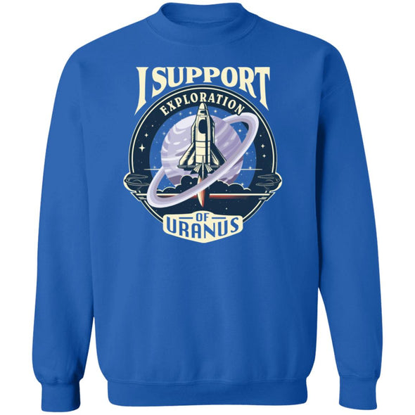 Exploration Of Uranus Crewneck Sweatshirt