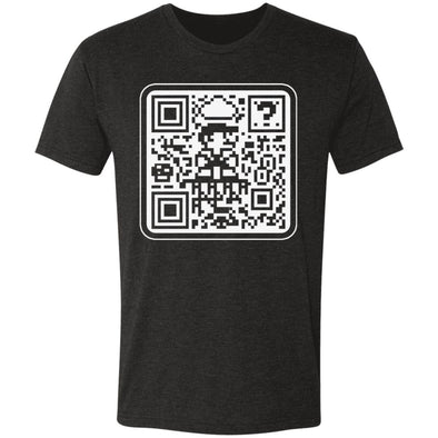 Mario QR Code Premium Triblend Tee