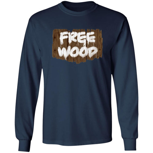 Free Wood Heavy Long Sleeve