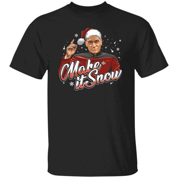 Make It Snow Picard Cotton Tee