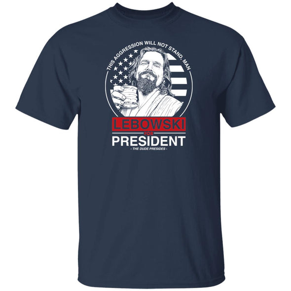 Lebowski For President Cotton Tee