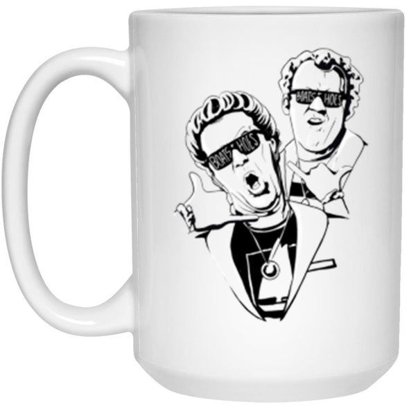 Boats + Hoes White Mug 15oz (2-sided)