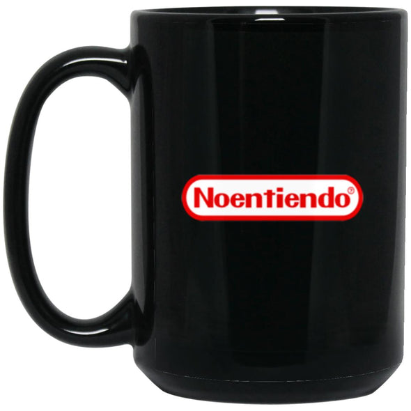 Noentiendo Black Mug 15oz (2-sided)