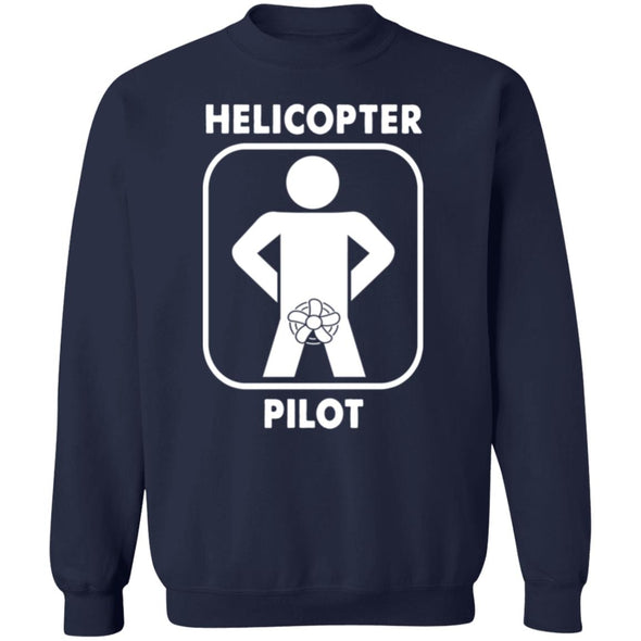 Helicopter Pilot Crewneck Sweatshirt