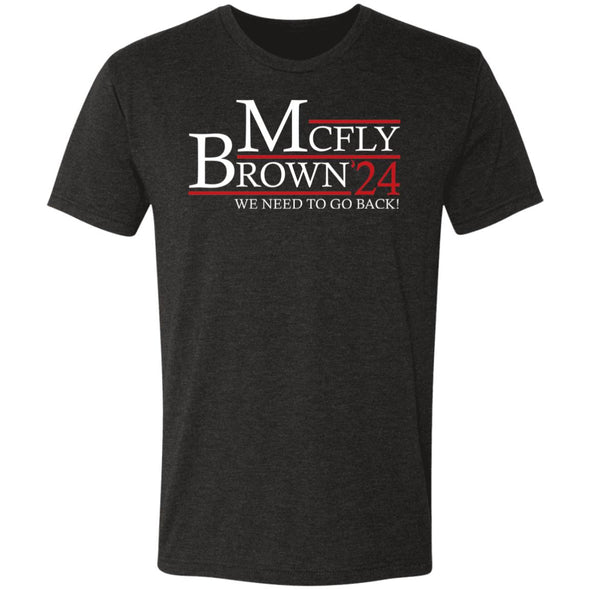 McFly Brown 24 Premium Triblend Tee
