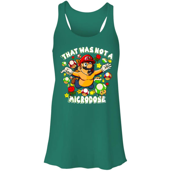 Microdose Mario Flowy Racerback Tank