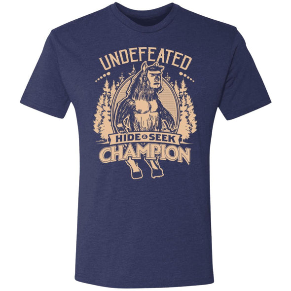 Undefeated Man Bear Pig Premium Triblend Tee