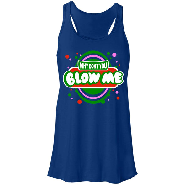 Blow Me Lollipop Flowy Racerback Tank