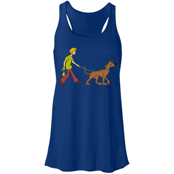 Scooby Doobie Poo Flowy Racerback Tank