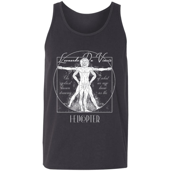 The Vitruvian Helicopter Tank Top