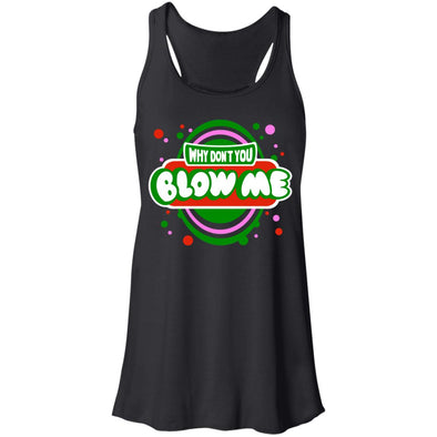 Blow Me Lollipop Flowy Racerback Tank